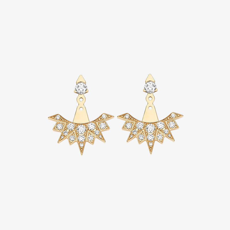 Piaget Sunlight 18k Diamond Earrings