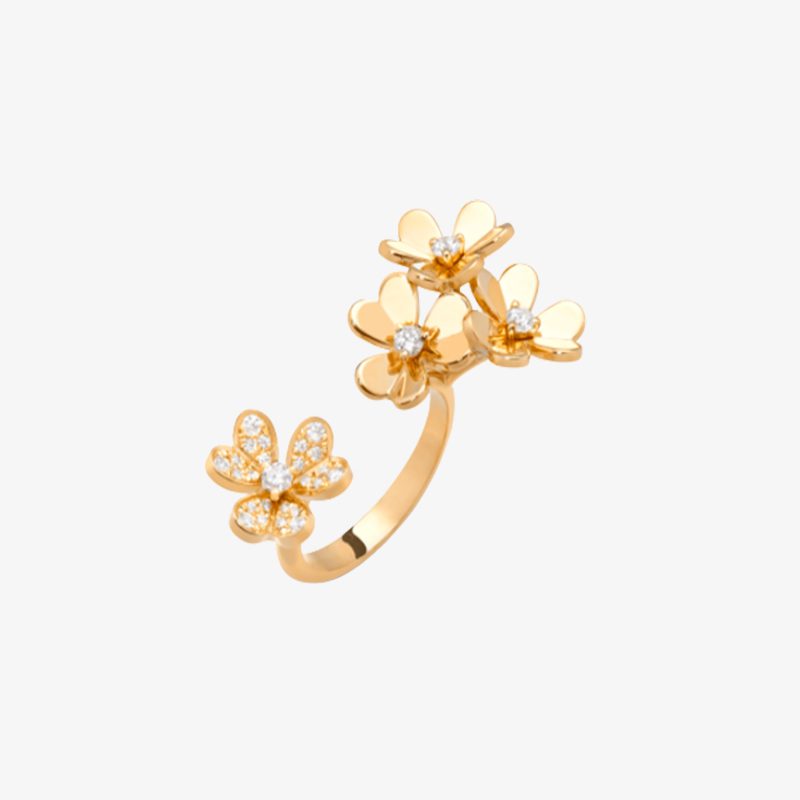 Van Cleef & Arpels Diamond Frivole Between The Finger Ring