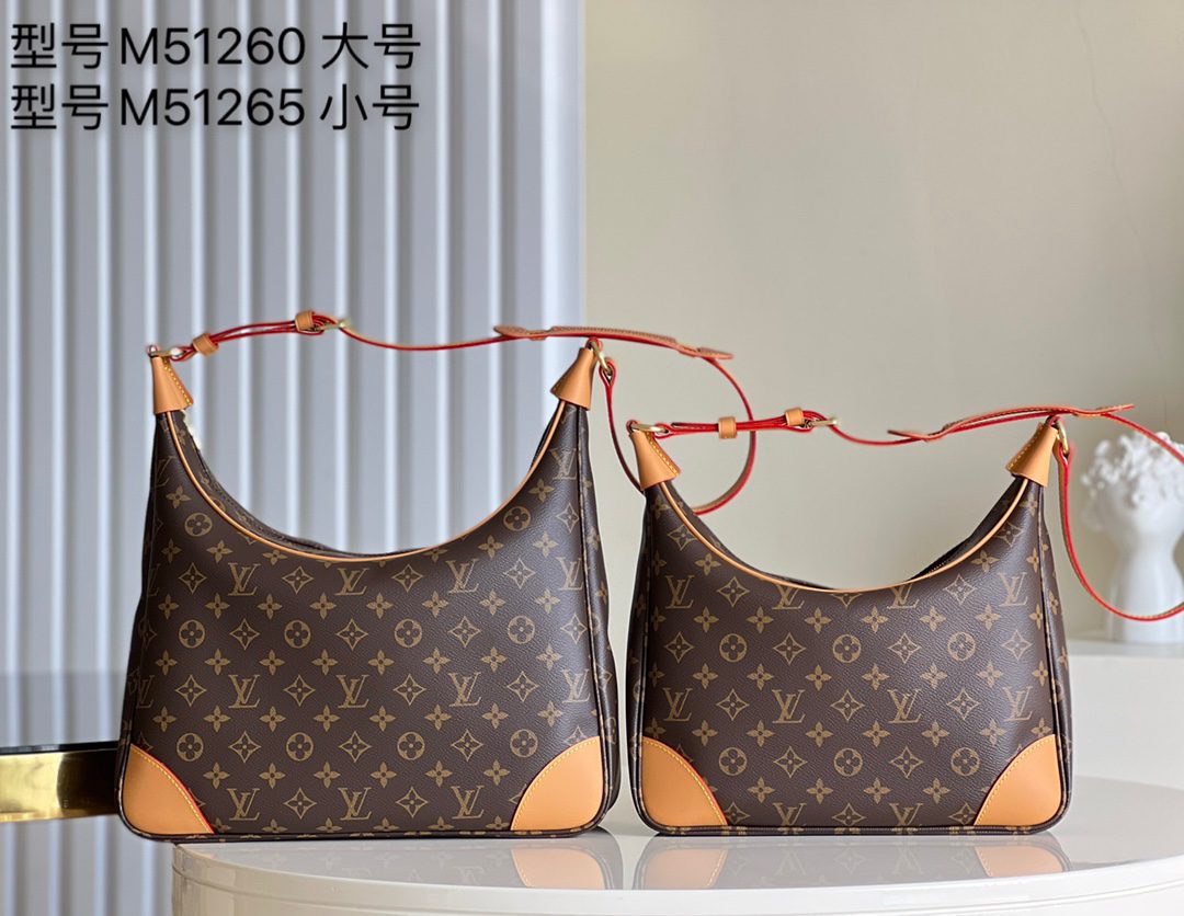 2021 New Style Replica Louis Vuitton M45832 Versatile Boulogne Handbag Monogram Coated Canvas