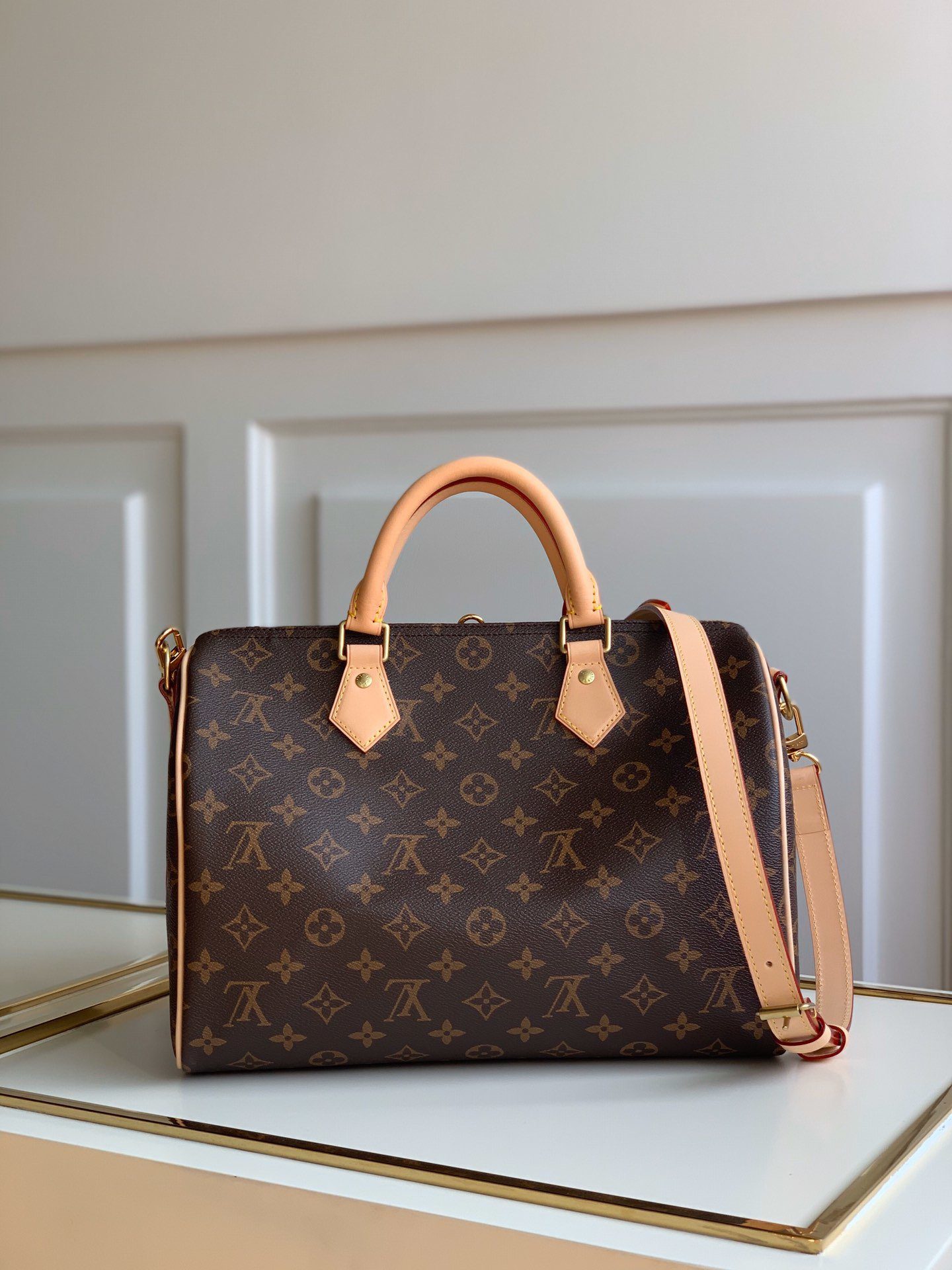 Copy Louis Vuitton M41112 Speedy Bandouliere 30 Monogram Canvas