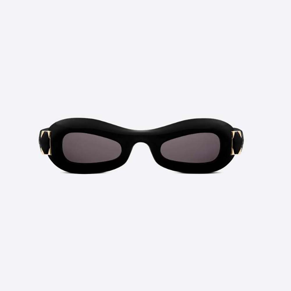 Dior Women Lady 95.22 Black Rounded Sunglasses - image 1