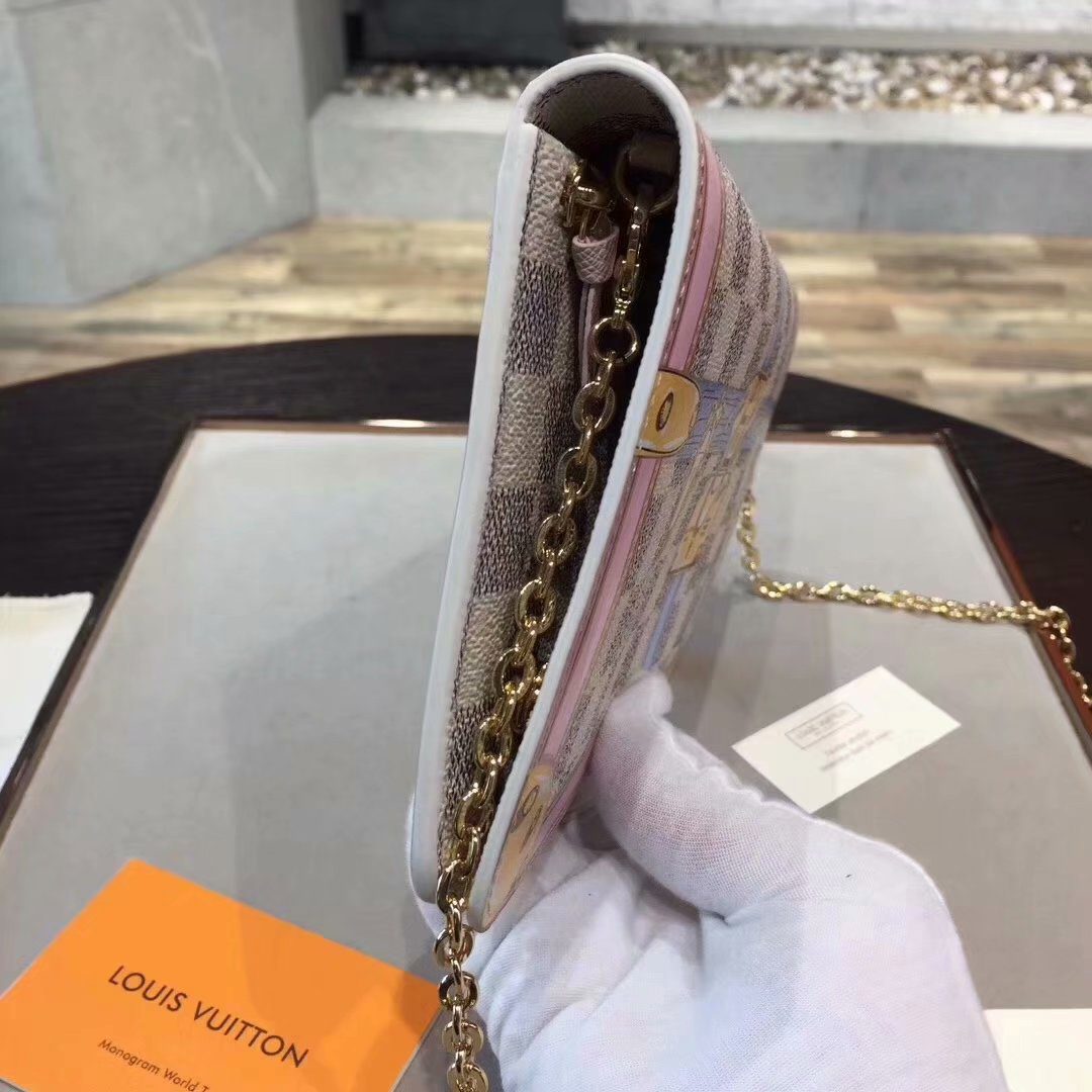 Fake Louis Vuitton LU WOC Women Chain Shoulder Bag