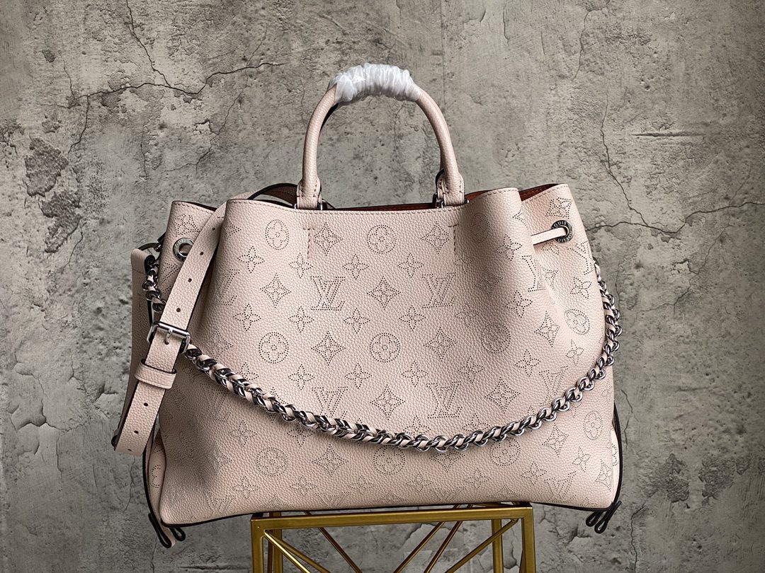 Fake Louis Vuitton Bella Tote Mahina Perforated - image 1