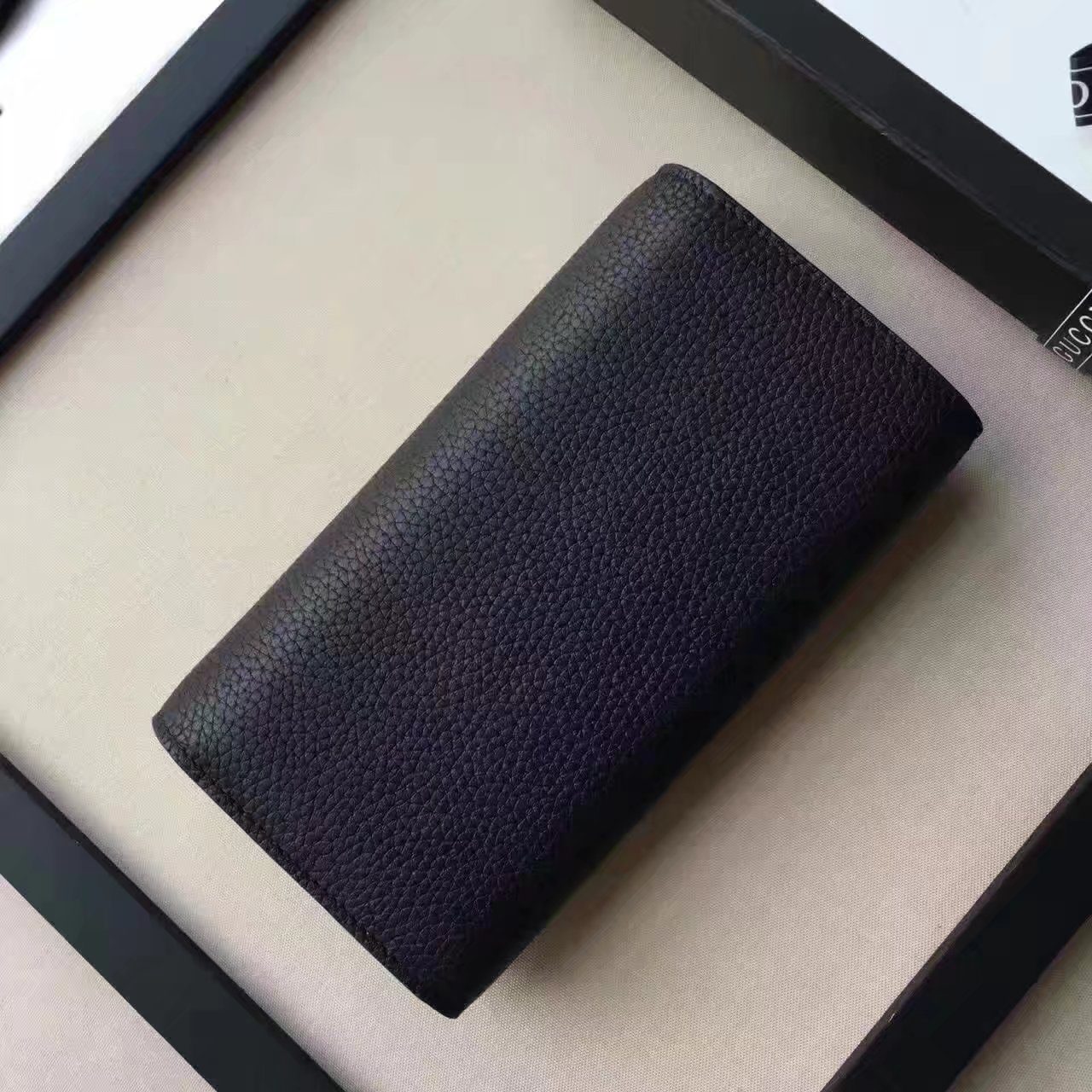 Gucci 453506 Padlock Tian Continental Wallet GG Supreme
