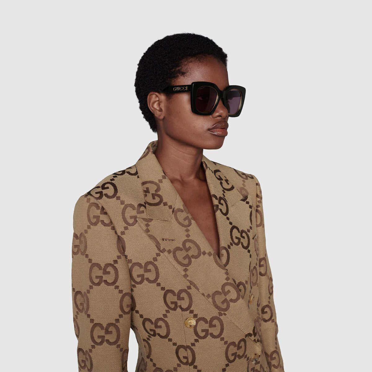 Oversize square-frame sunglasses - image 1