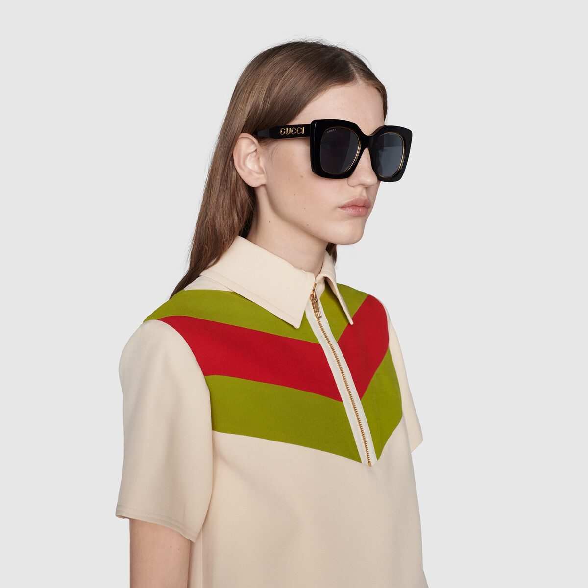 Oversize square-frame sunglasses - image 1