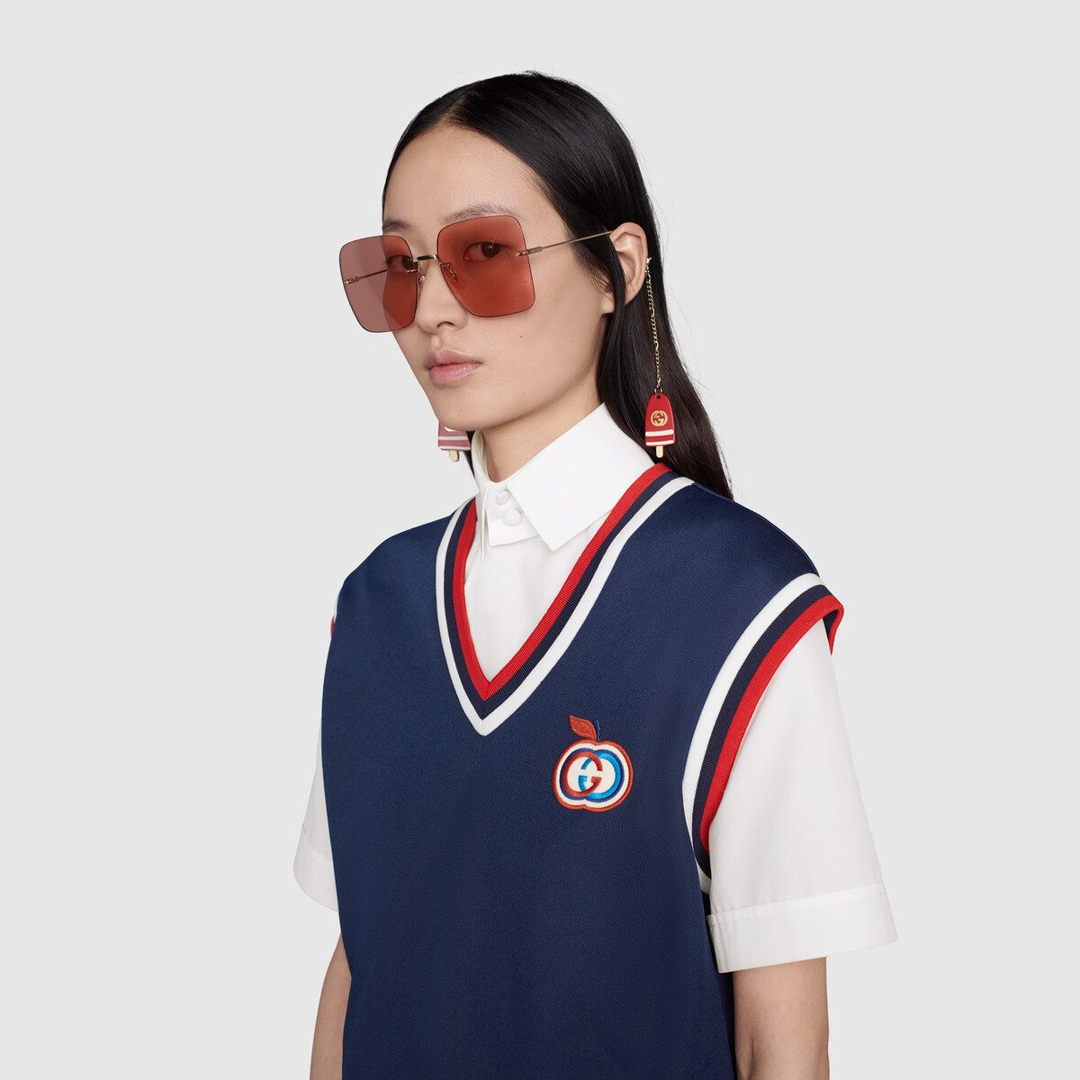Oversized square-frame sunglasses - image 1