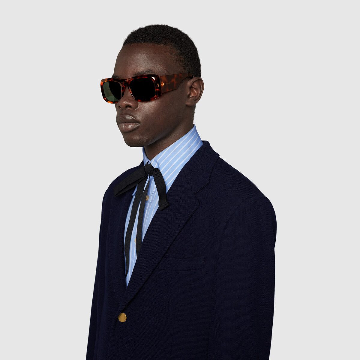 Rectangular frame sunglasses - image 1