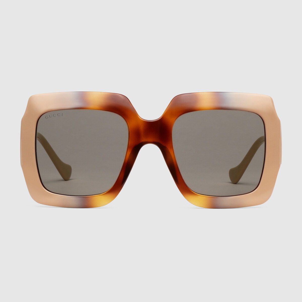 Rectangular sunglasses with chain - image 1