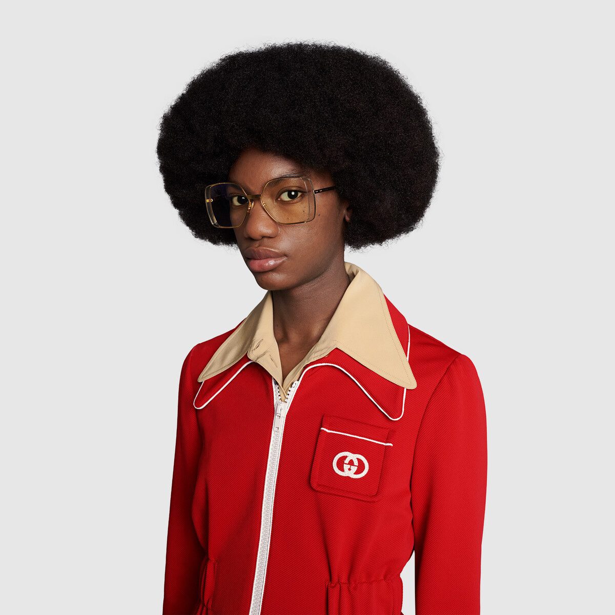 Squared-frame sunglasses - image 1