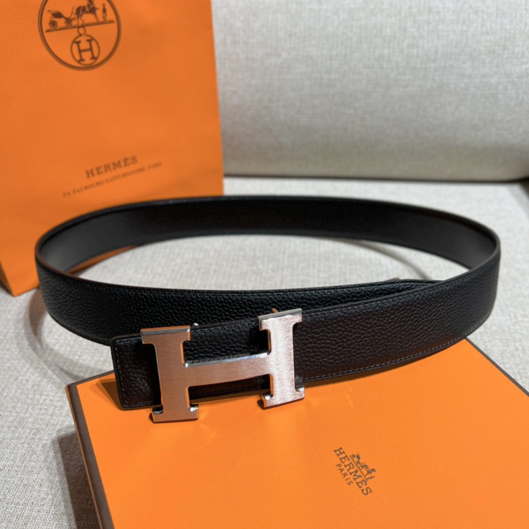 Hermes Mens Leather Belts Width 38mm 167 - image 1