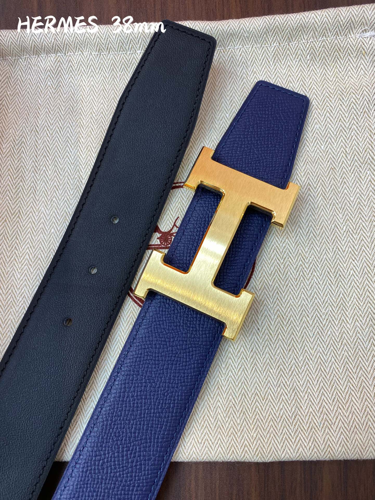 Hermes Mens Leather Belts Width 38mm 168
