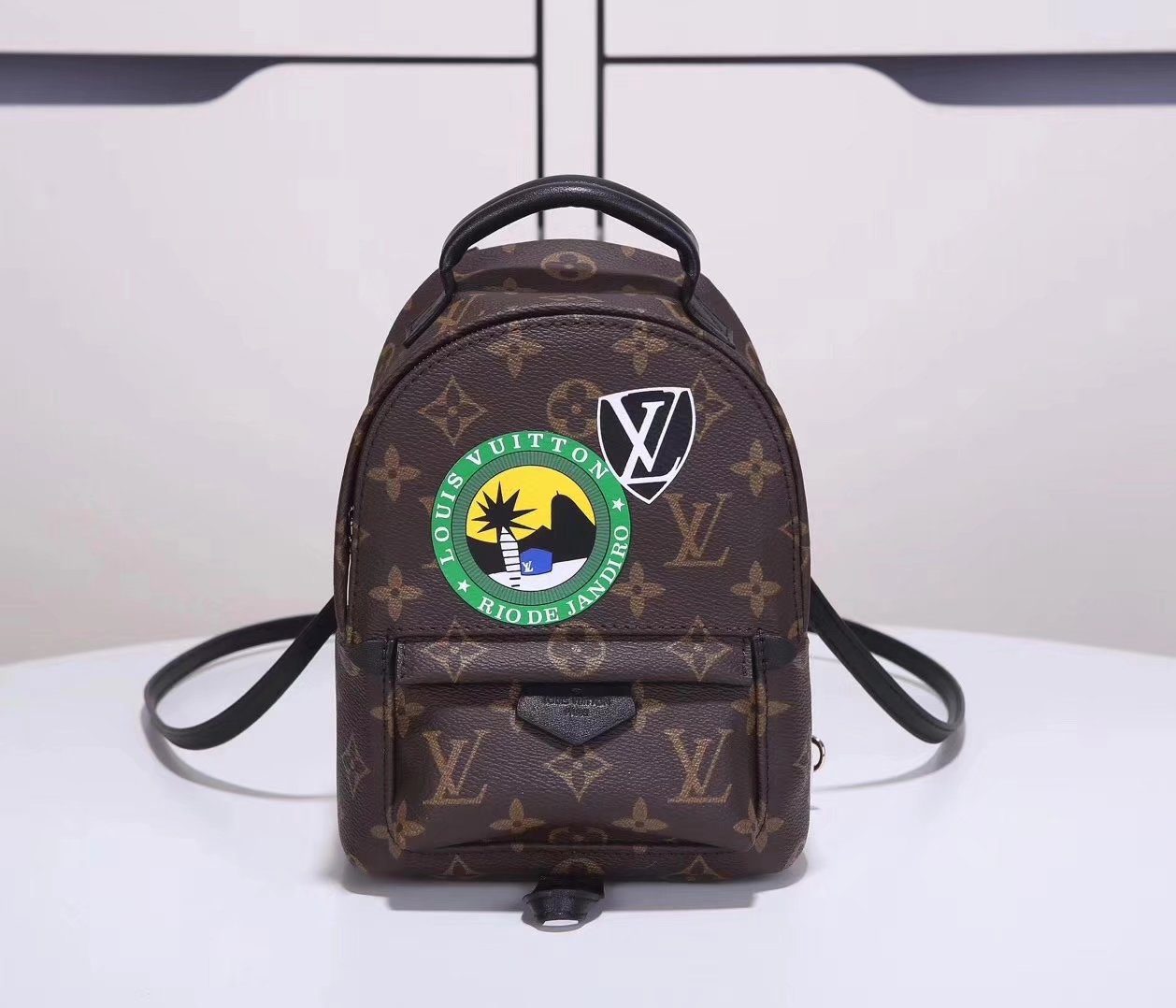 Louis Vuitton 41562 Palm Springs Mini Backpack Monogram Coated Canvas - image 1