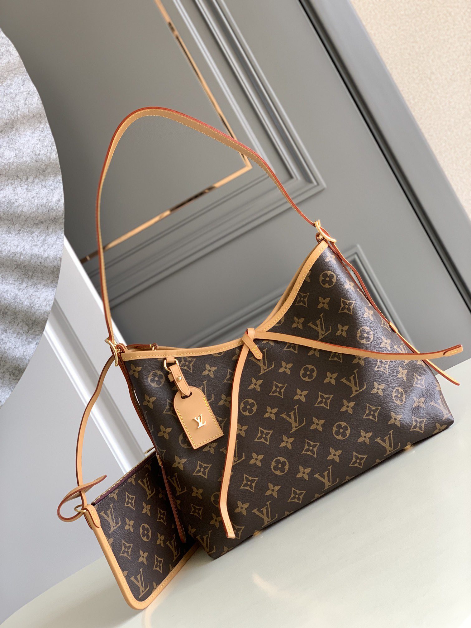 Louis Vuitton CarryAll PM Bag Monogram Canvas M46203 - image 1