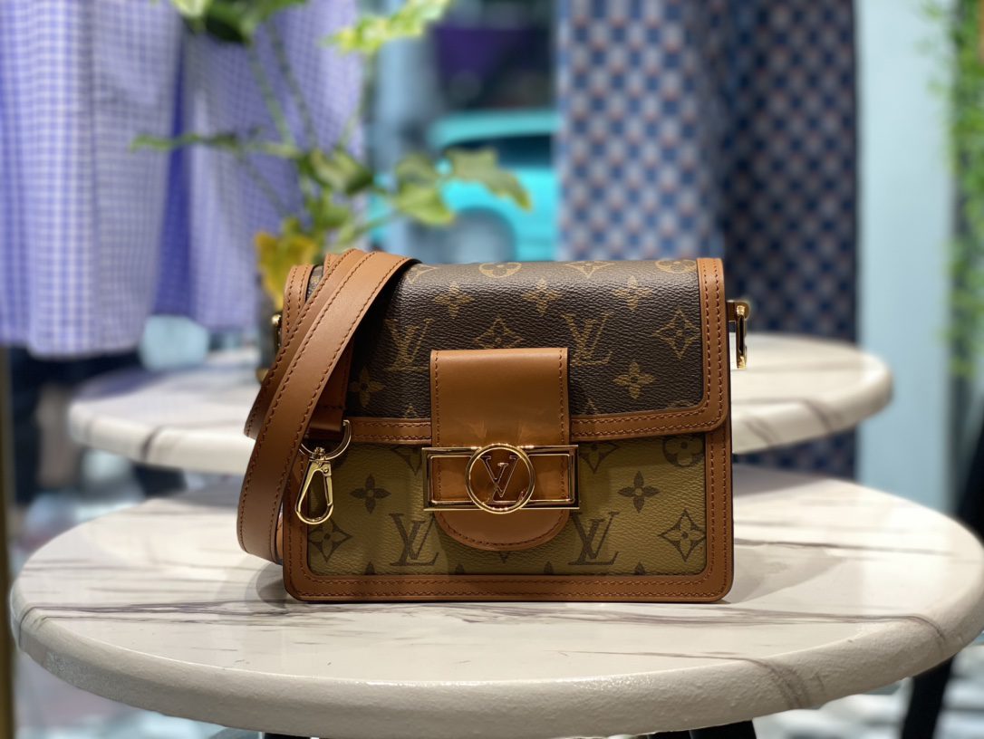 Louis Vuitton Dauphine Mini Monogram and Monogram Reverse Coated Canvas M45959 - image 1