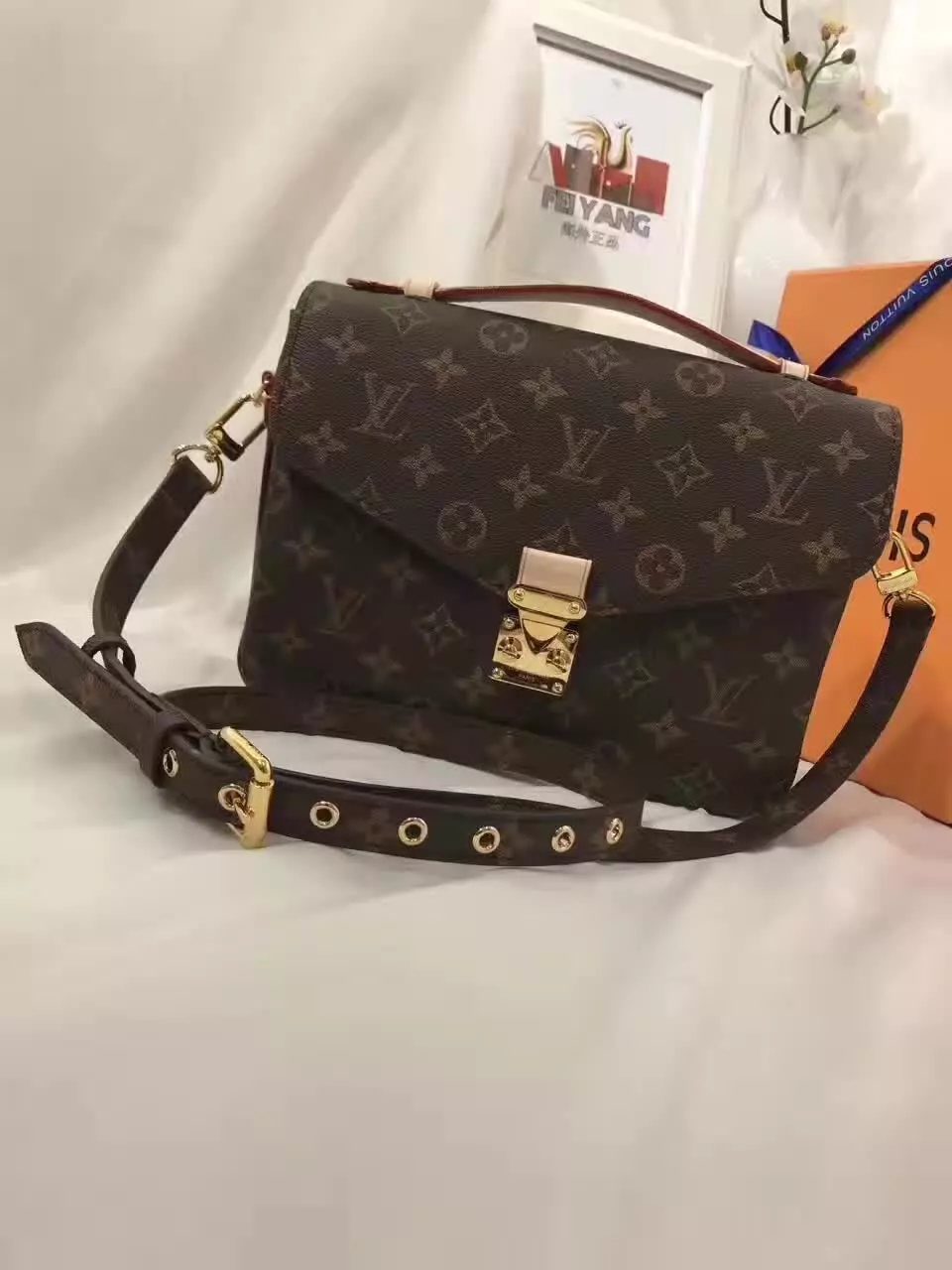 Louis Vuitton M40780 Pochette Metis Monogram Empreinte Shoulder Bag