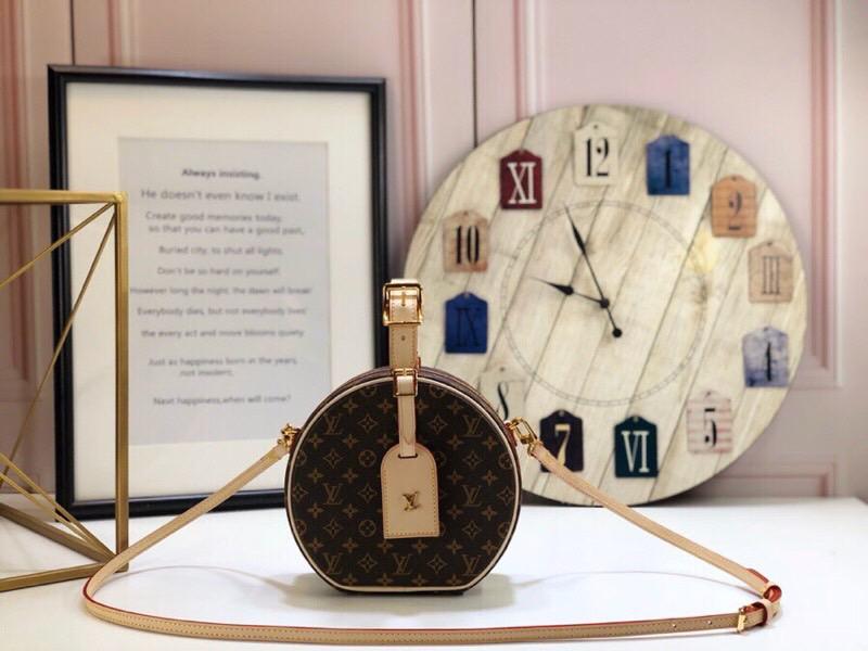 Louis Vuitton M43510 Petite Boite Chapeau Mini Bag Monogram Reverse