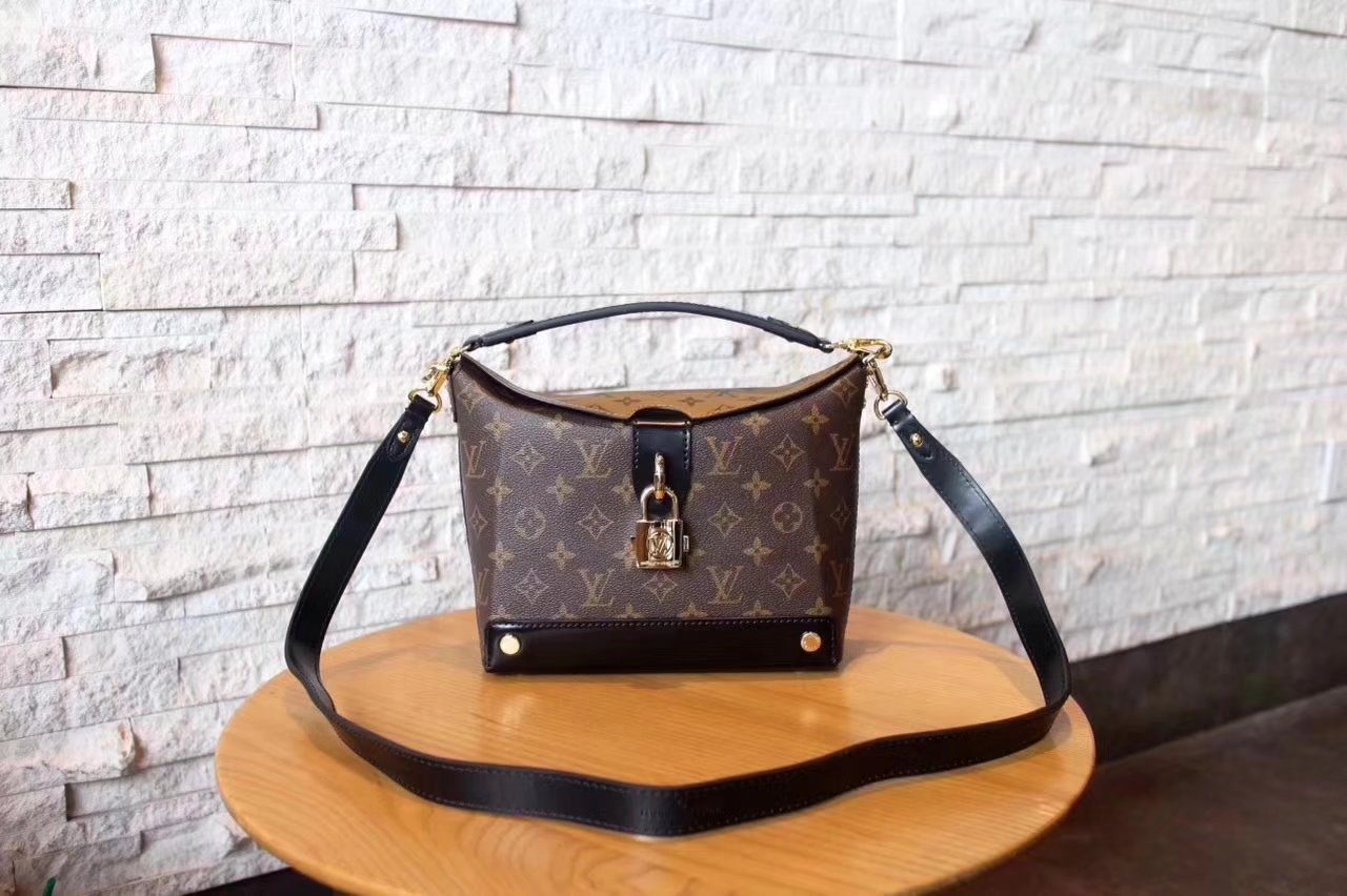 Louis Vuitton M43517 Bento Box BB Shoulder Bag Monogram and Monogram Reverse Coated Canvas - image 1