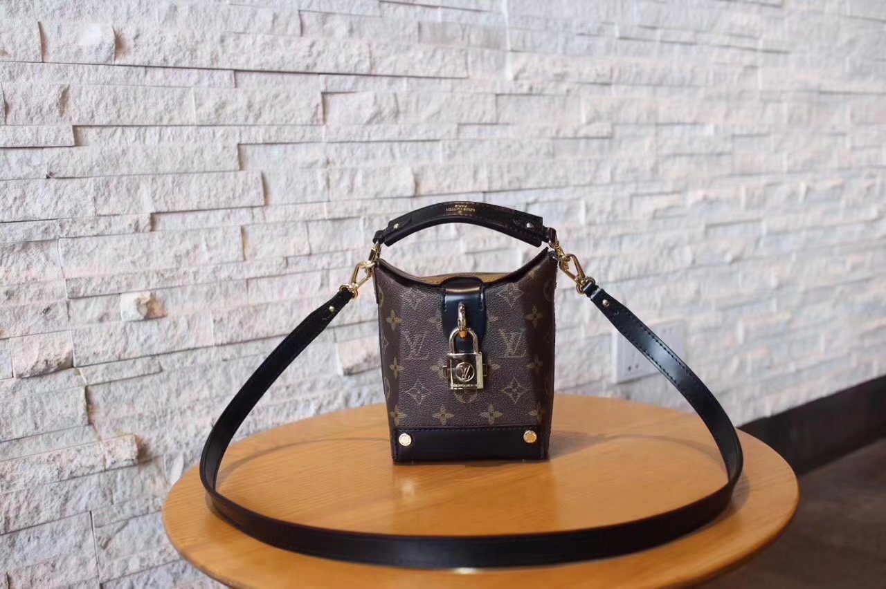 Louis Vuitton M43518 Bento Box Shoulder Bag Monogram and Monogram Reverse Coated Canvas - image 1