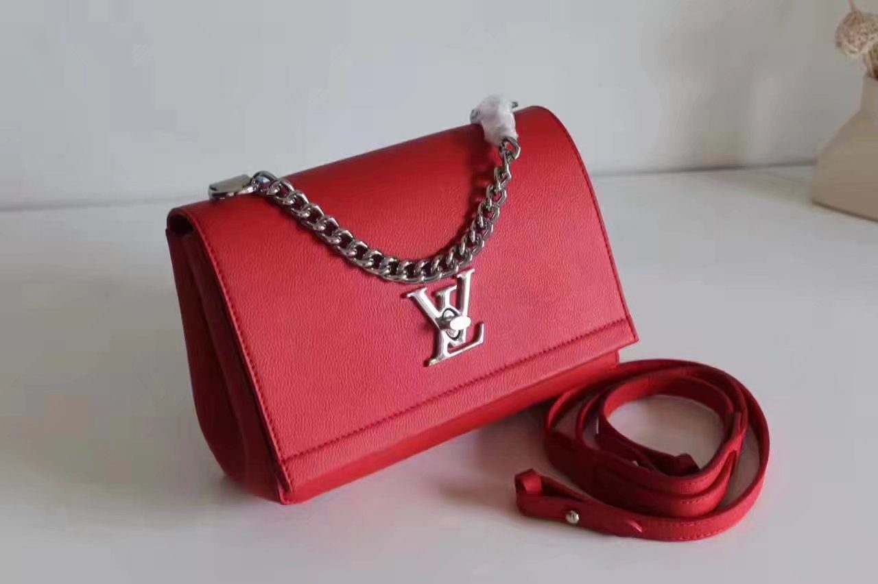 Louis Vuitton M51202 Lockme II BB Rubis Soft calf leather - image 1