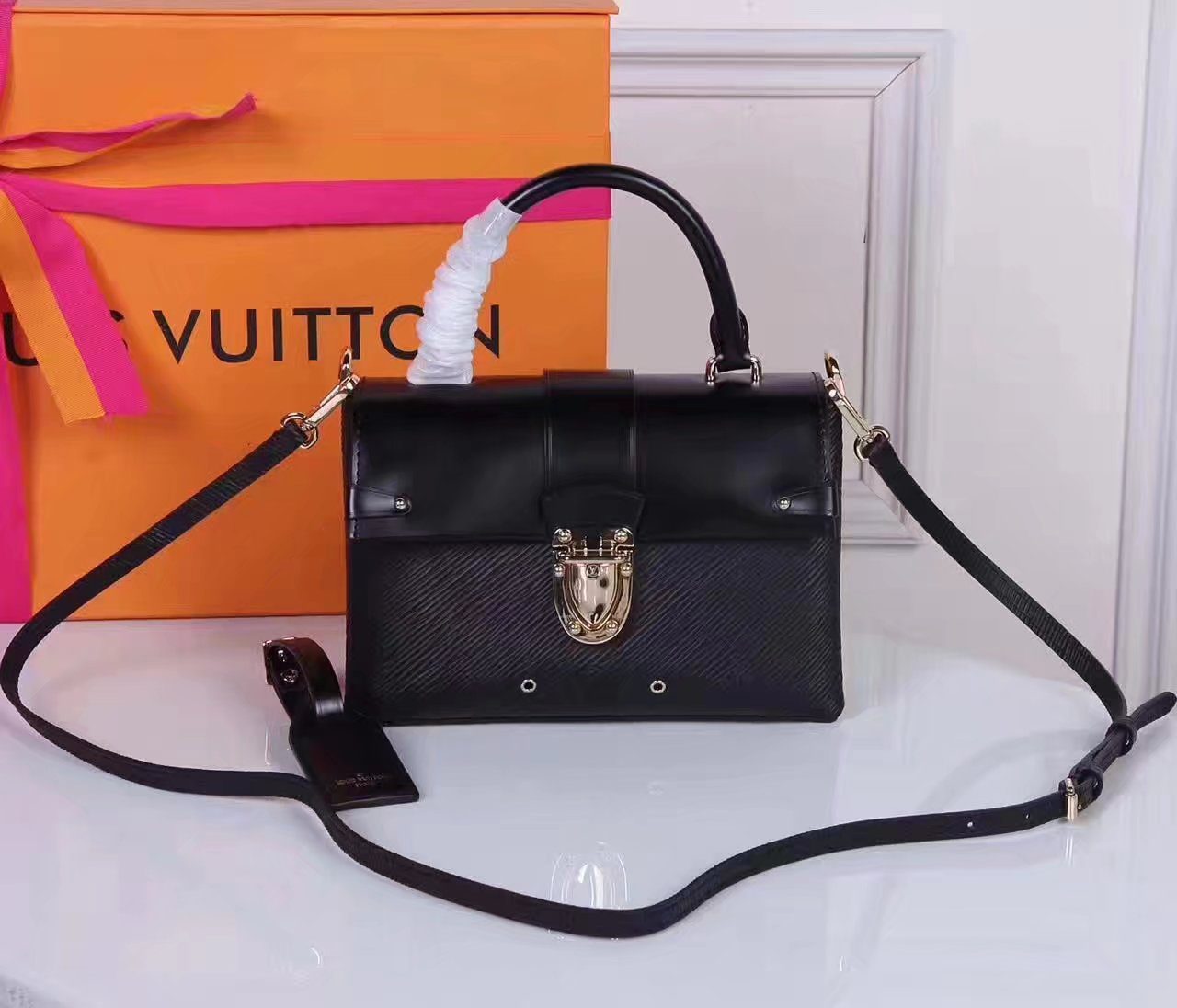 Louis Vuitton M51519 One Handle Smooth and Grained Epi Leather - image 1