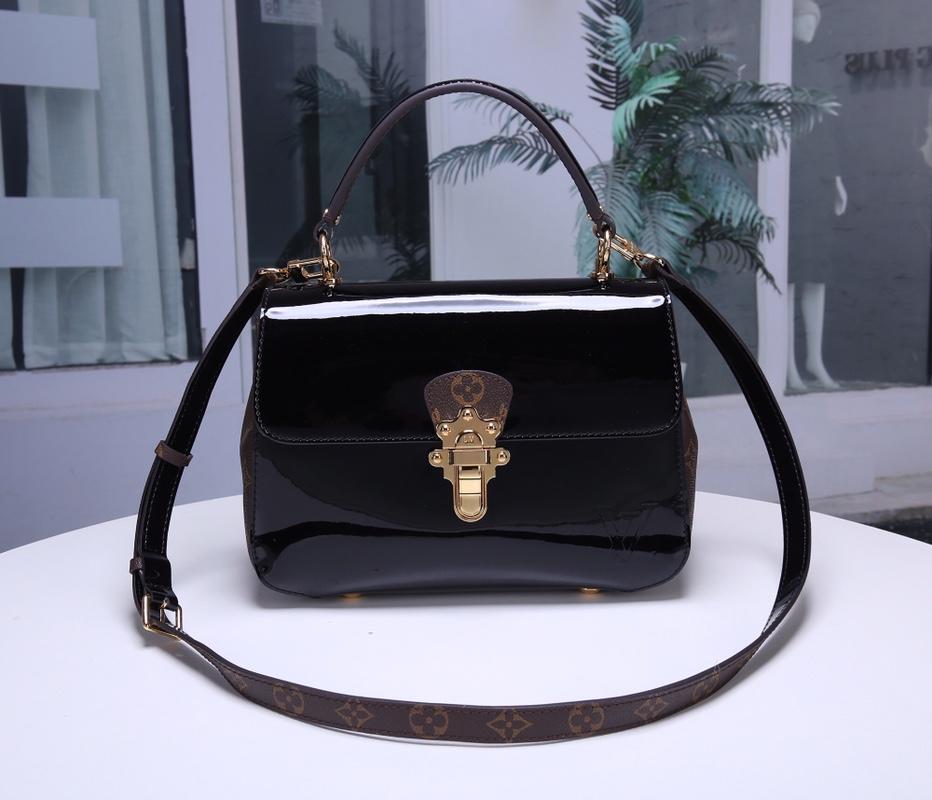 Louis Vuitton M53353 Cherrywood Handbag and Removable Strap Monogram Canvas Noir - image 1