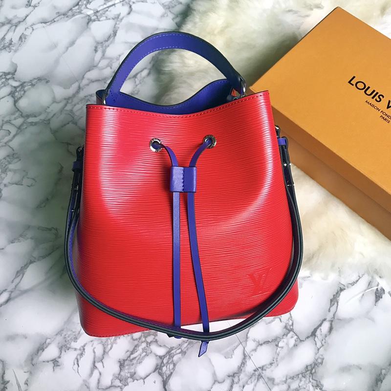 Louis Vuitton M54365 Neonoe Buckle Bag Red Epi Leather