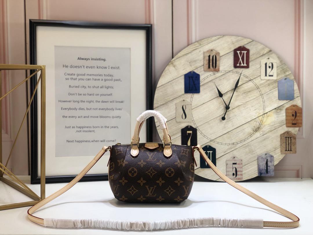 Louis Vuitton M61253 Nano Turenne Cross Body Bag Monogram Canvas