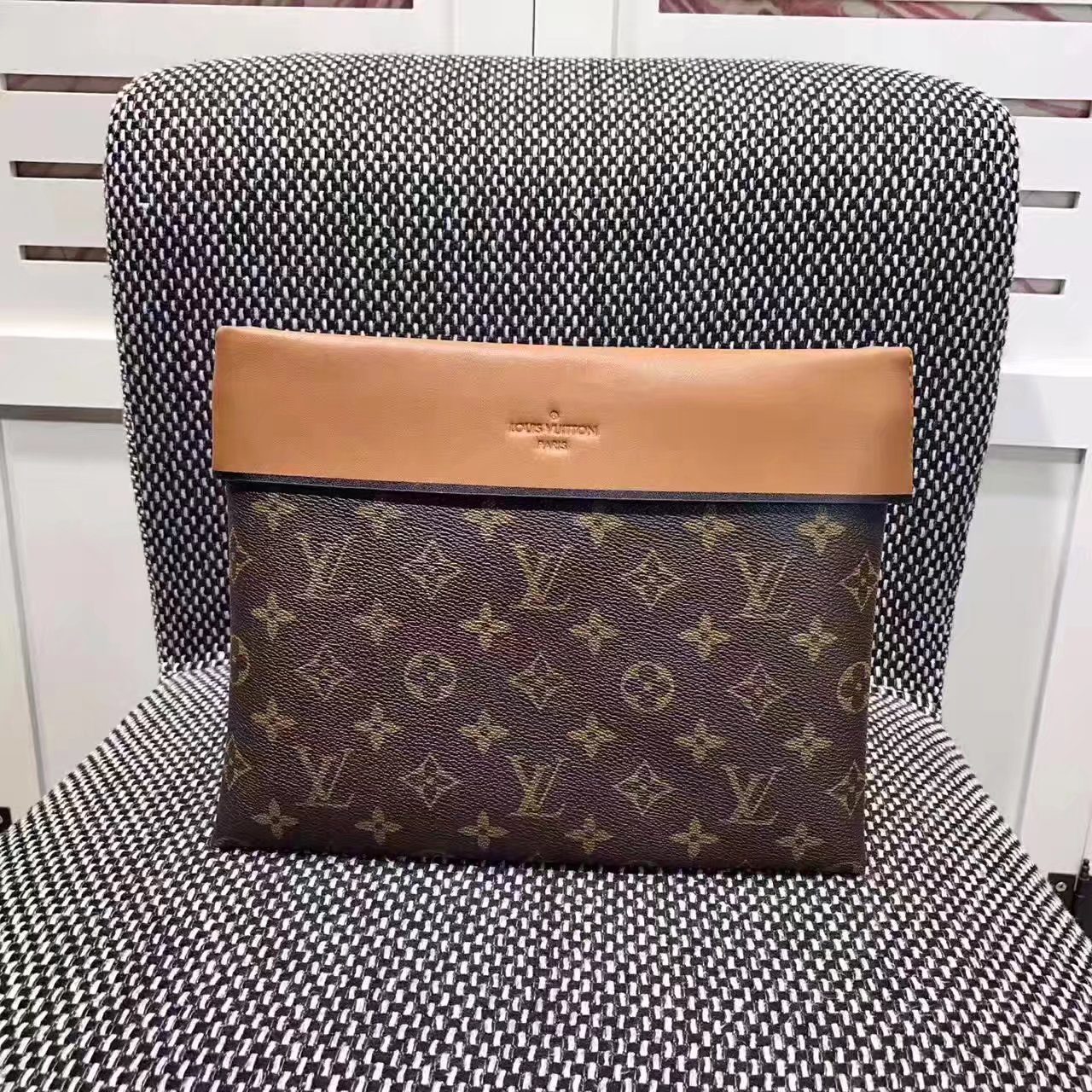 Louis Vuitton M64035 Monogram Pochette Tuileries Brown - image 1