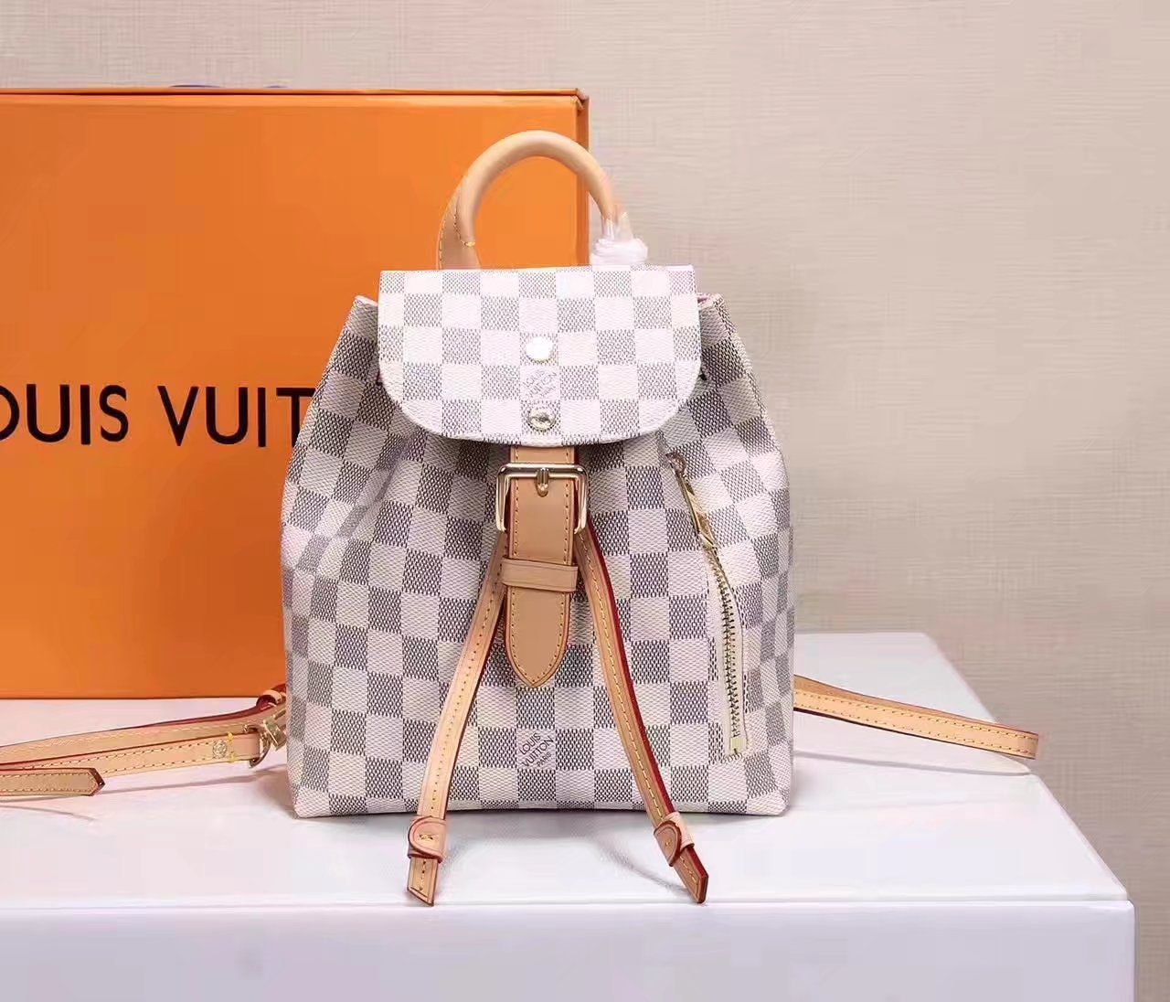 Louis Vuitton N44026 Sperone BB Backpack Damier Azur Nvprod - image 1