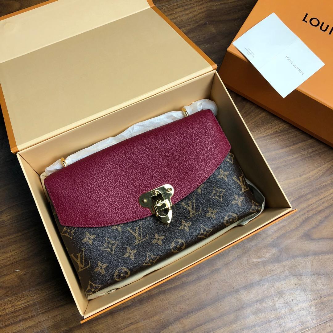 Original Copy Louis Vuitton M43715 Women Saint Placide Chain Bag Purple - image 1