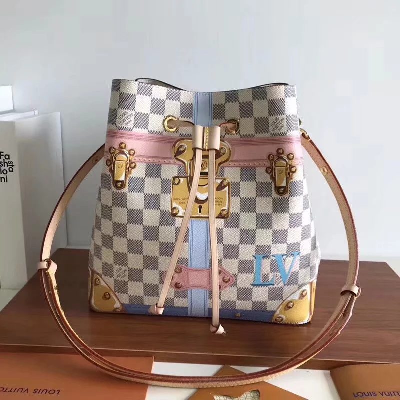 Original Copy Louis Vuitton N41066 NeoNoe Women Shoulder Bag Damier Azur Canvas - image 1