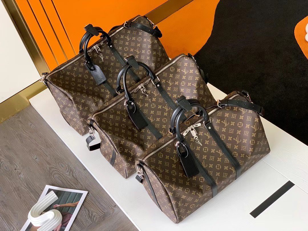 Replica Louis Vuitton Keepall Bandouliere Damier Canvas 45 50 55