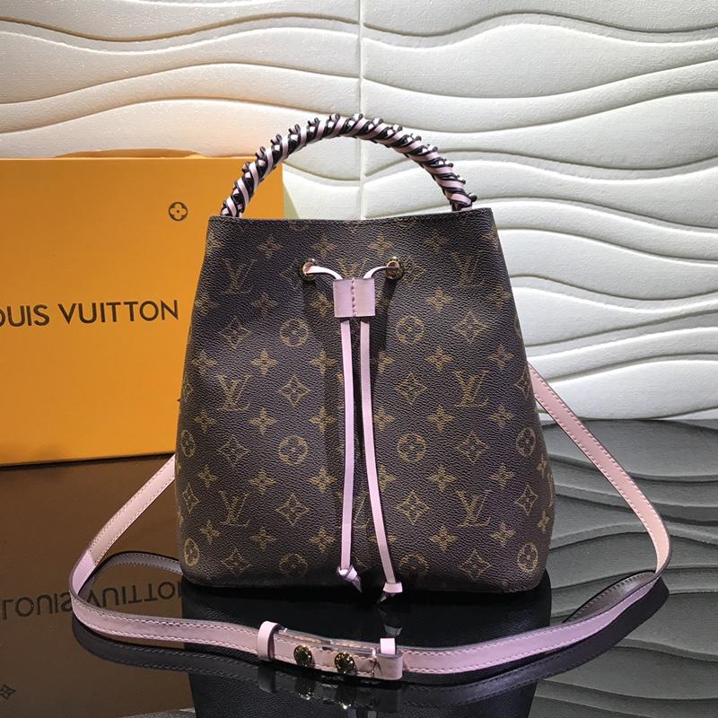 Replica Louis Vuitton M43985 NeoNoe Braided Handle Monogram Coated Canvas - image 1