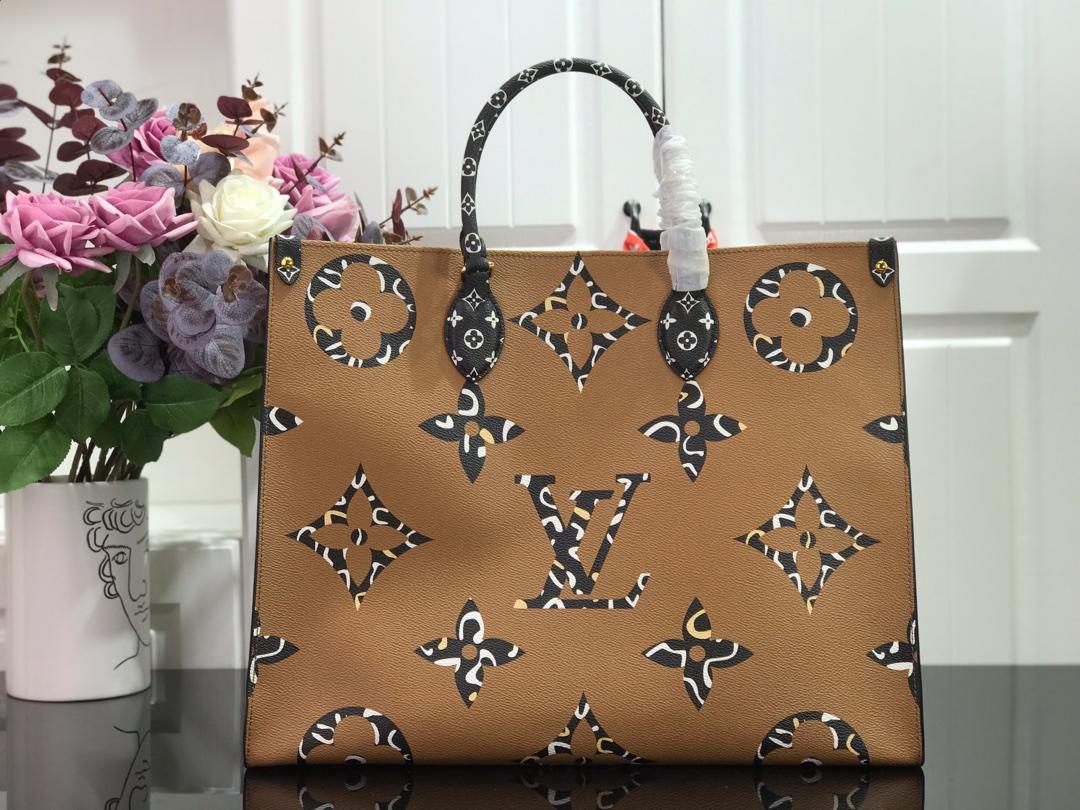 Replica Louis Vuitton M44674 Women Onthego Tote Bag Monogram Coated Canvas - image 1