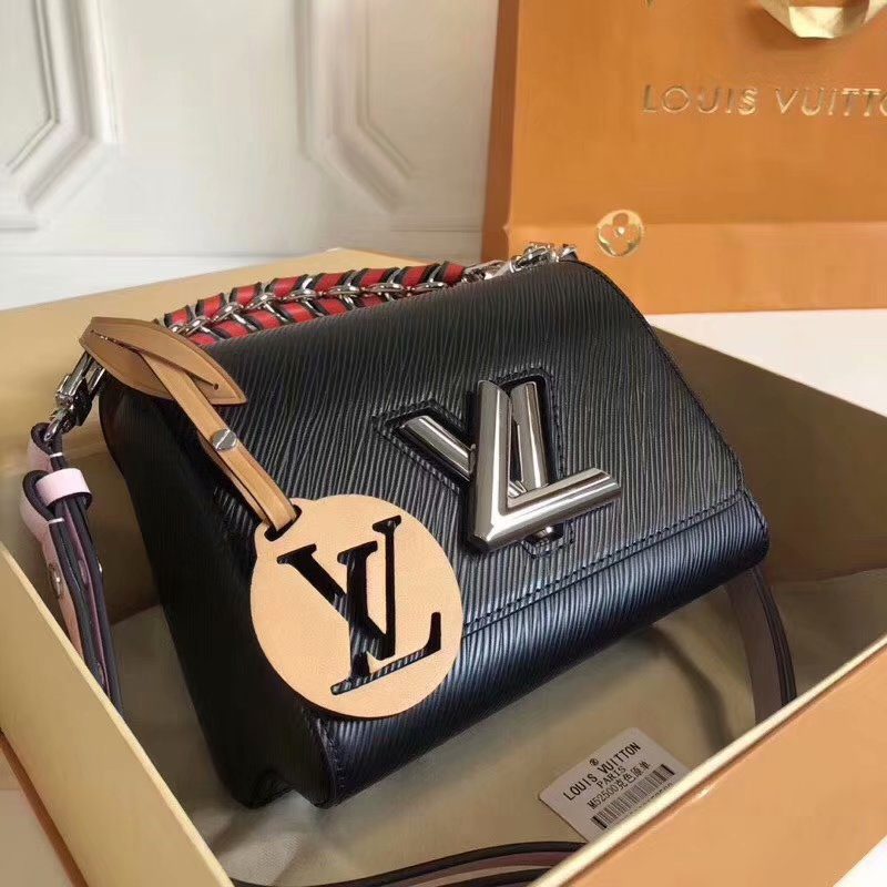 Replica Louis Vuitton M52503 Twist MM Epi Leather Noir - image 1