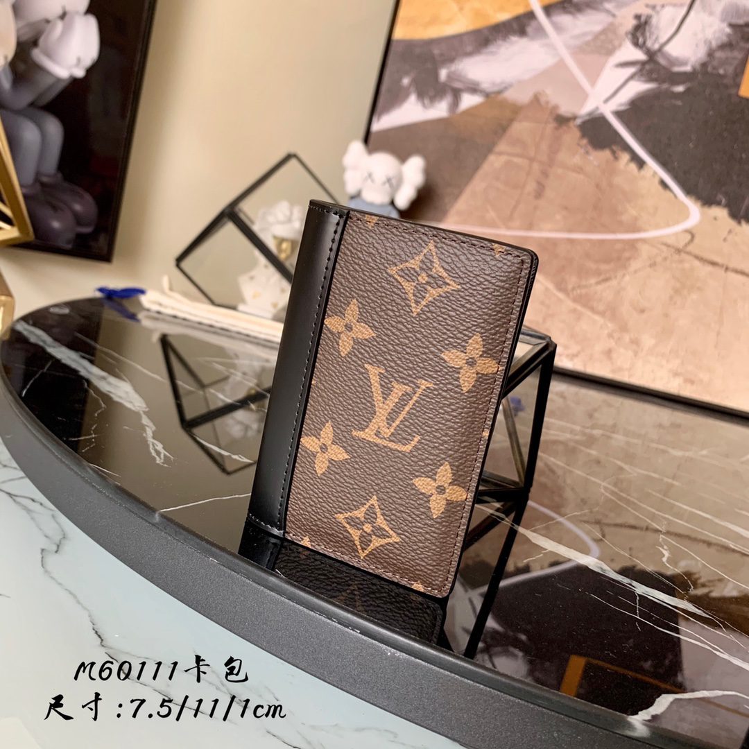 Replica Louis Vuitton M60111 Pocket Organizer Coated Canvas - image 1