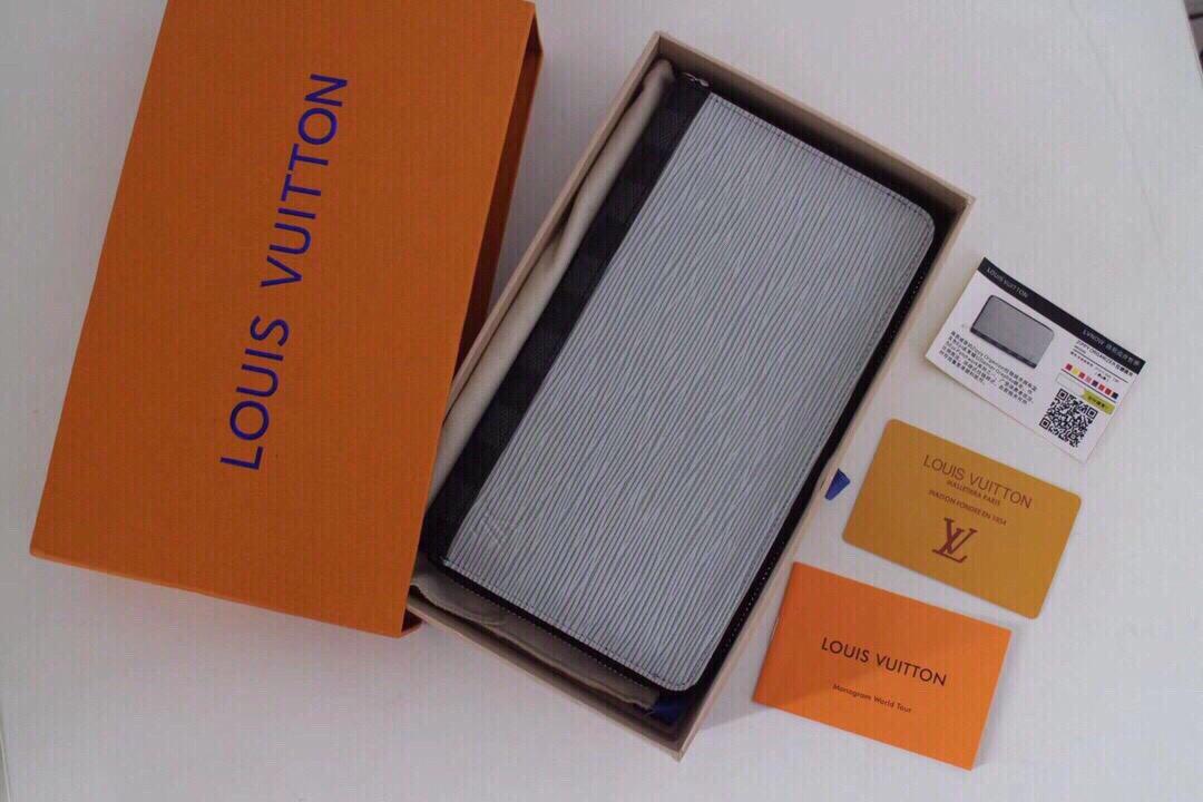 Replica Louis Vuitton M62930 Men Brazza Wallet Epi Leather - image 1