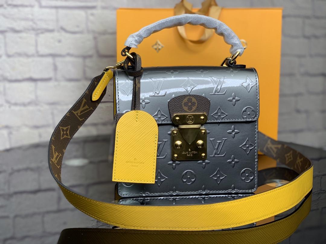 Replica Louis Vuitton M90376 Spring Street Debossed Monogram Vernis Patent Cowhide Leather 9ZB - image 1