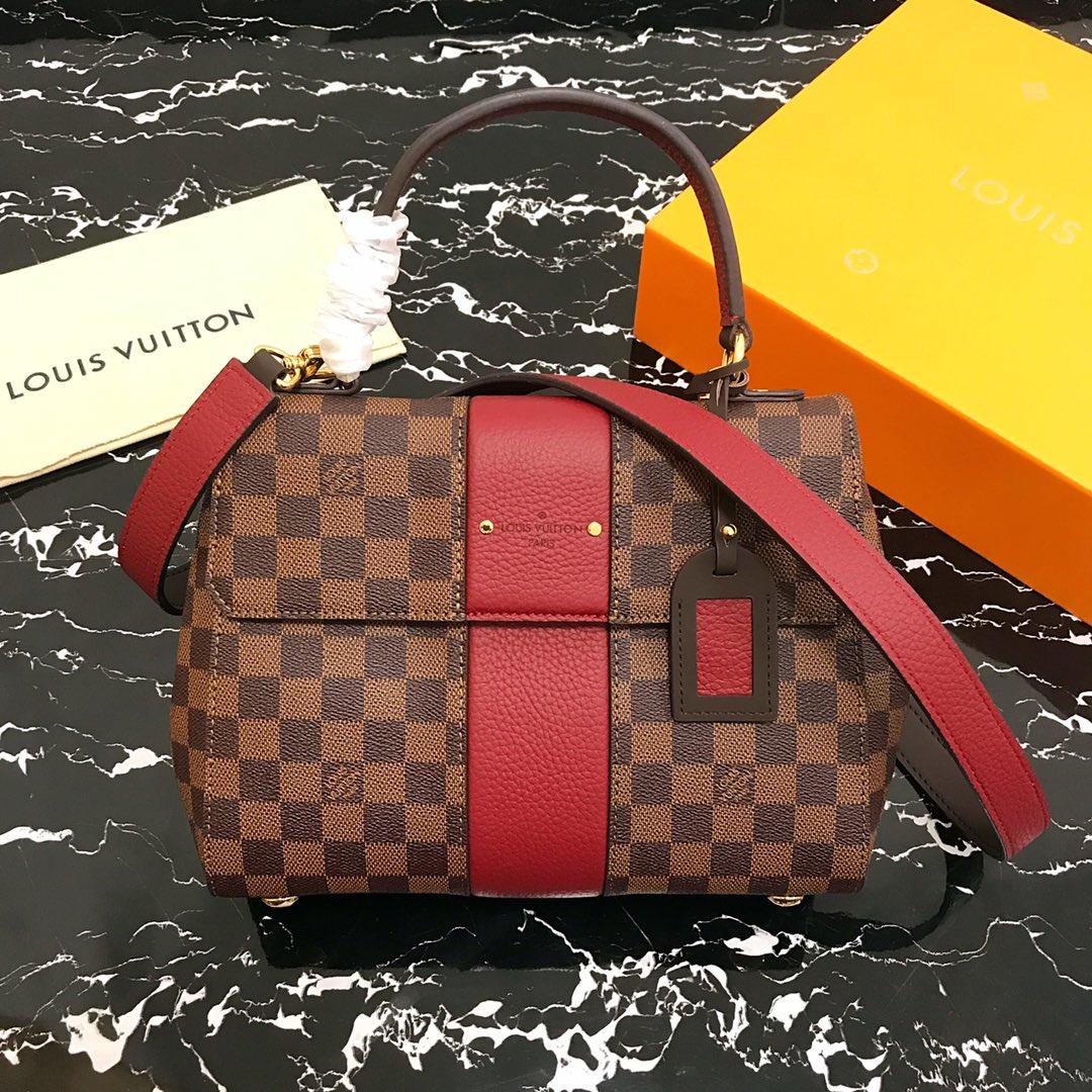 Replica Louis Vuitton N44053 Bond Street Damier EbÃ¨ne and Taurillon Leather