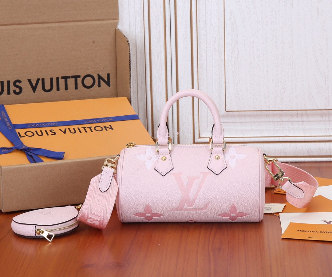 Top Quality Louis Vuitton M45707 Papillon BB Carryall Bag Embossed Grained Cowhide Leather