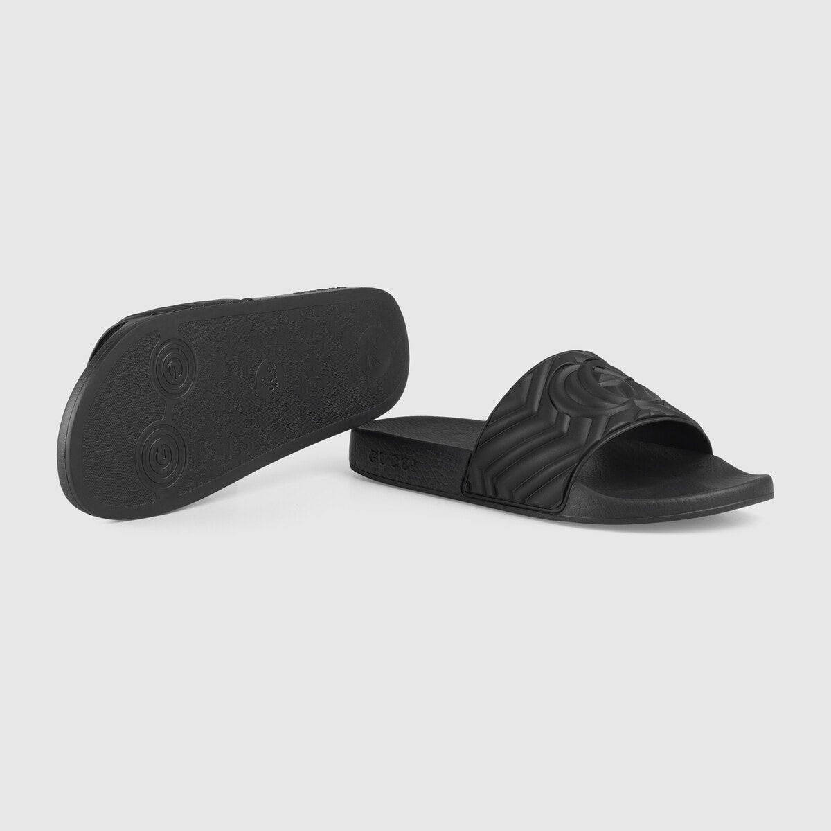 Men’s matelasse rubber slide - image 1