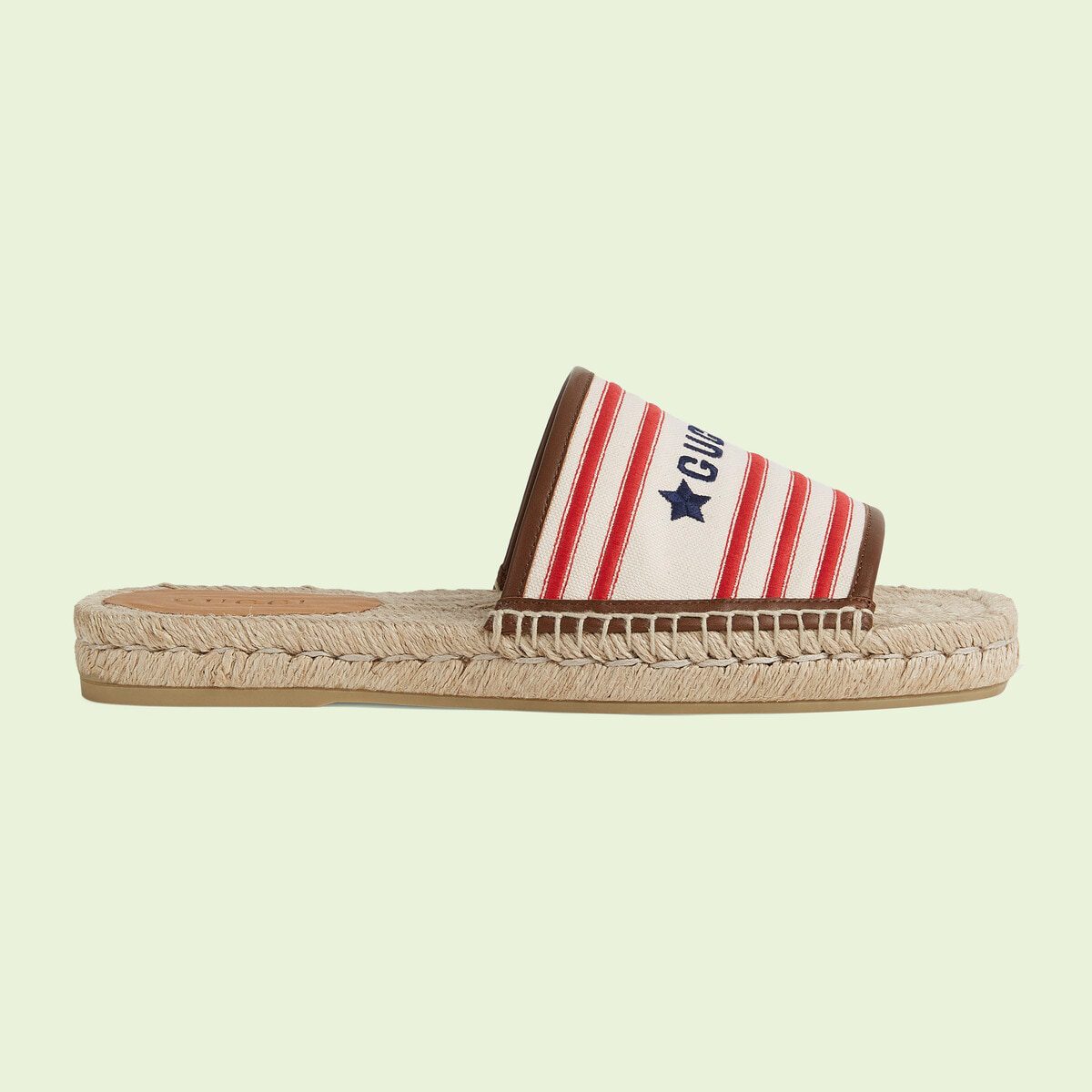 Men’s espadrille slide sandal - image 1