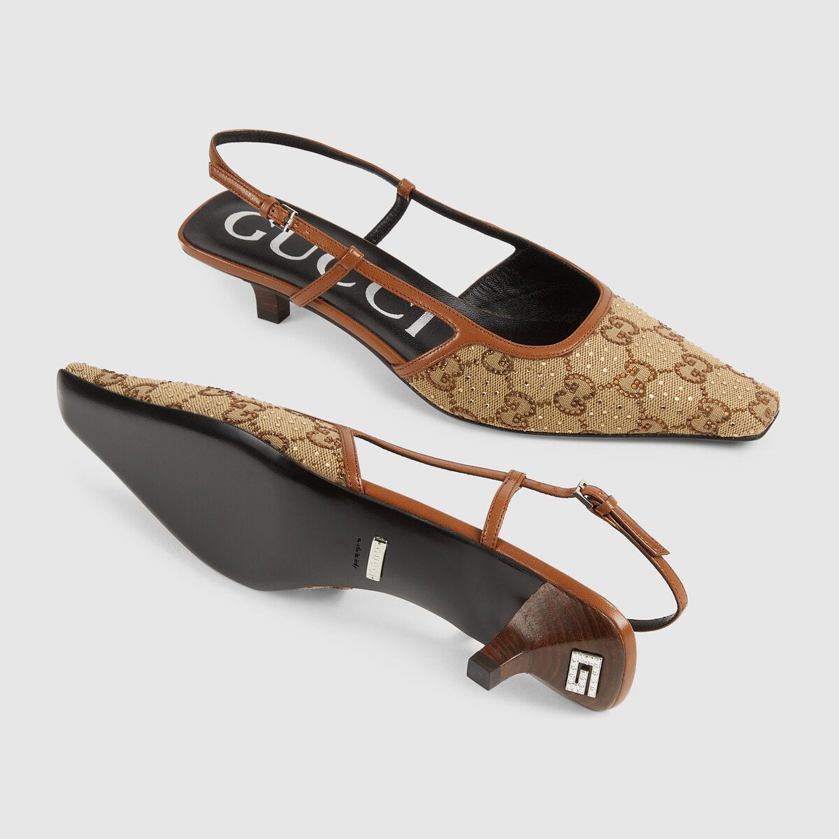 Women’s GG slingback pump - image 1