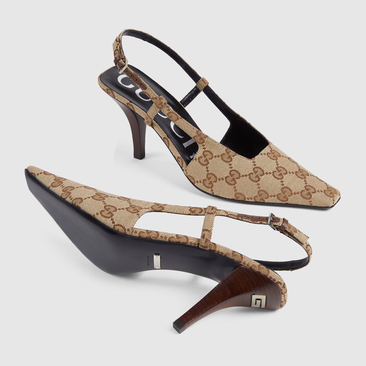 Women’s GG slingback pump - image 1