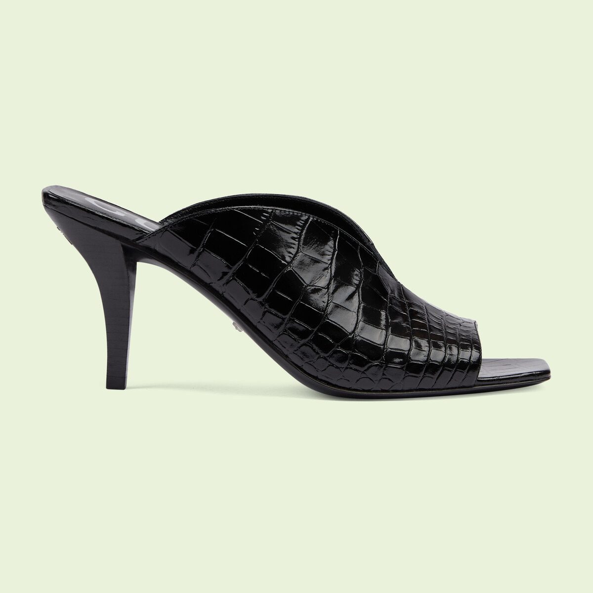 Women’s crocodile print pump - image 1