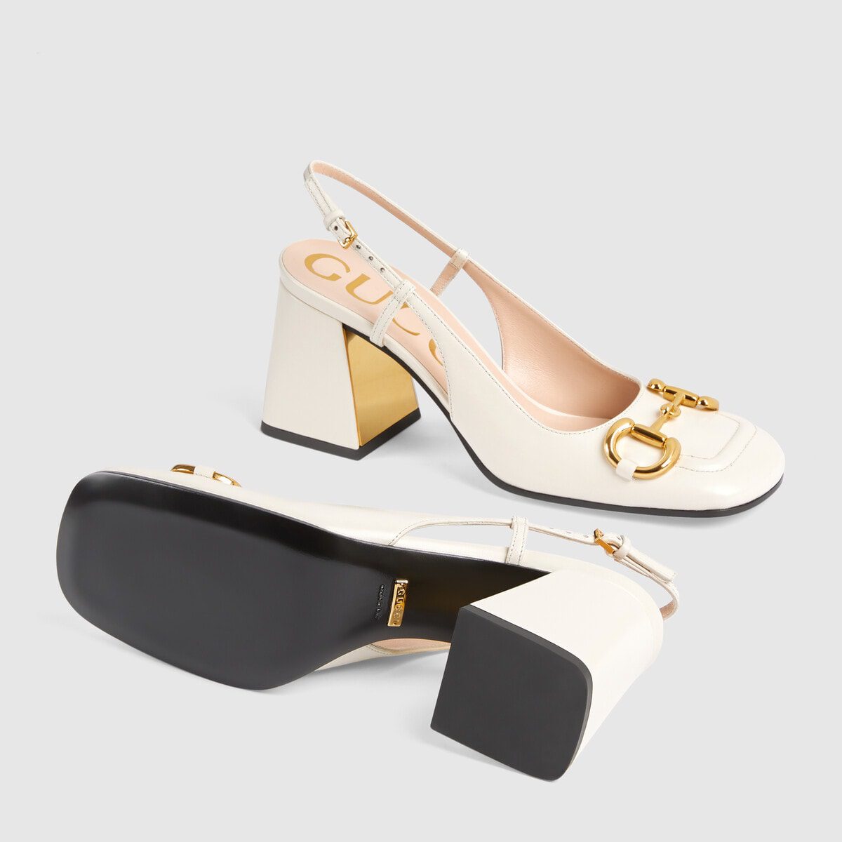Women’s mid-heel slingback with Horsebit - image 1