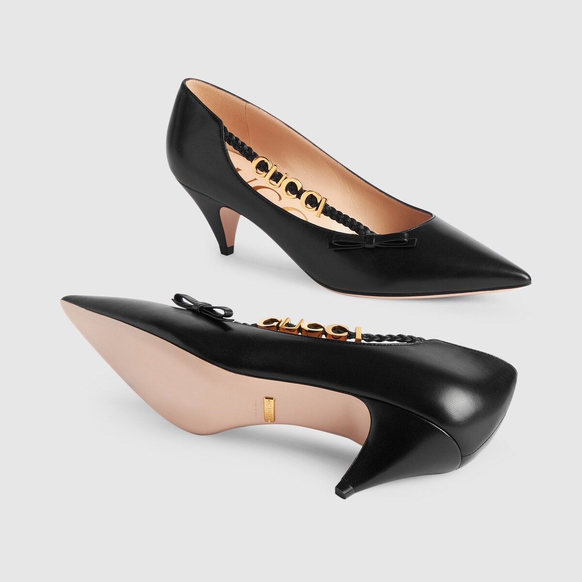 Women’s pump with ‘GUCCI’