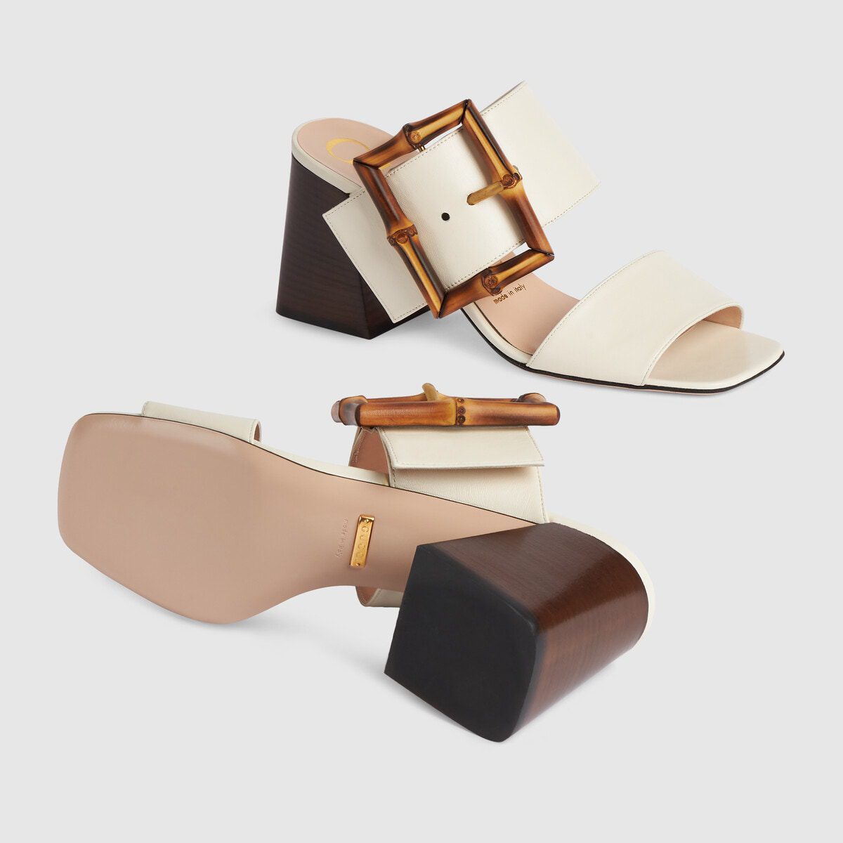 Women’s sandal with bamboo buckle - image 1