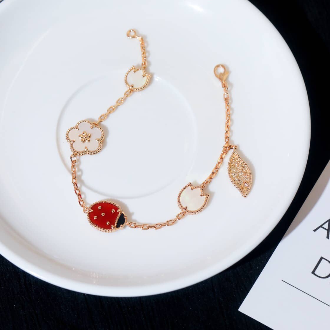 Van Cleef & Arpels Lucky Spring Bracelet In 18k Rose Gold